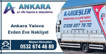 Ankara Yalova Evden Eve Nakliyat