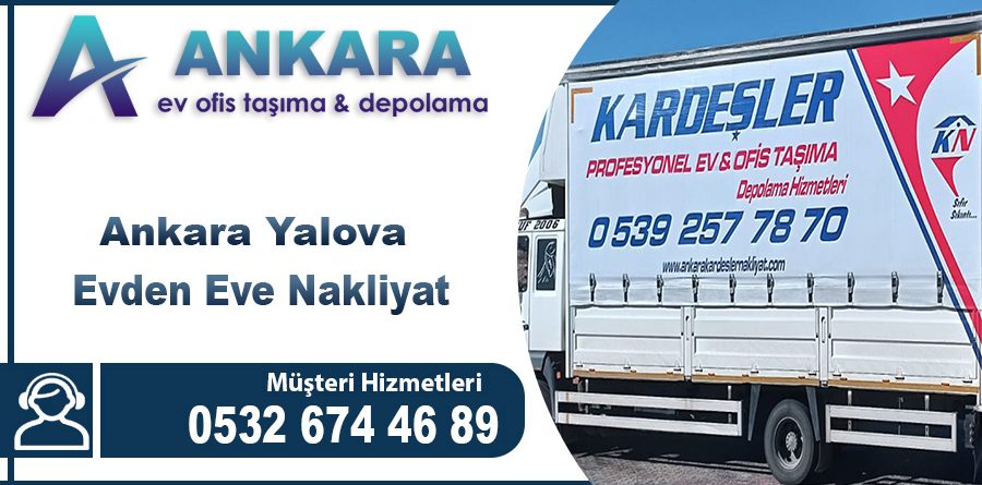 Ankara Yalova Evden Eve Nakliyat